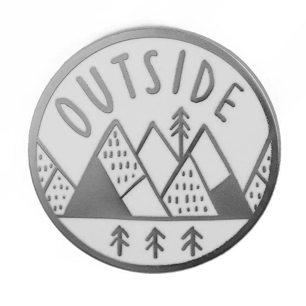Outside Medallion Enamel Pin Badge