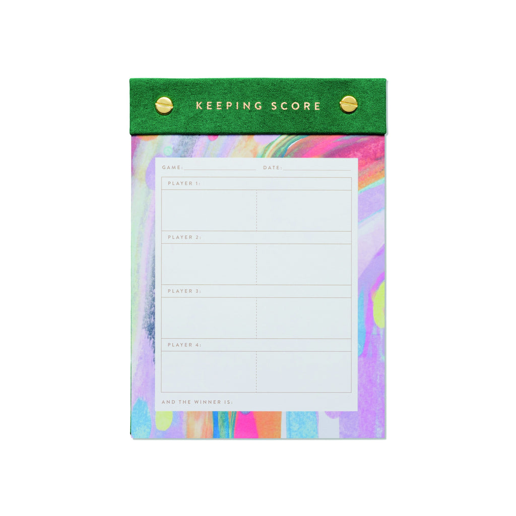 Post Bound Game Score Pad