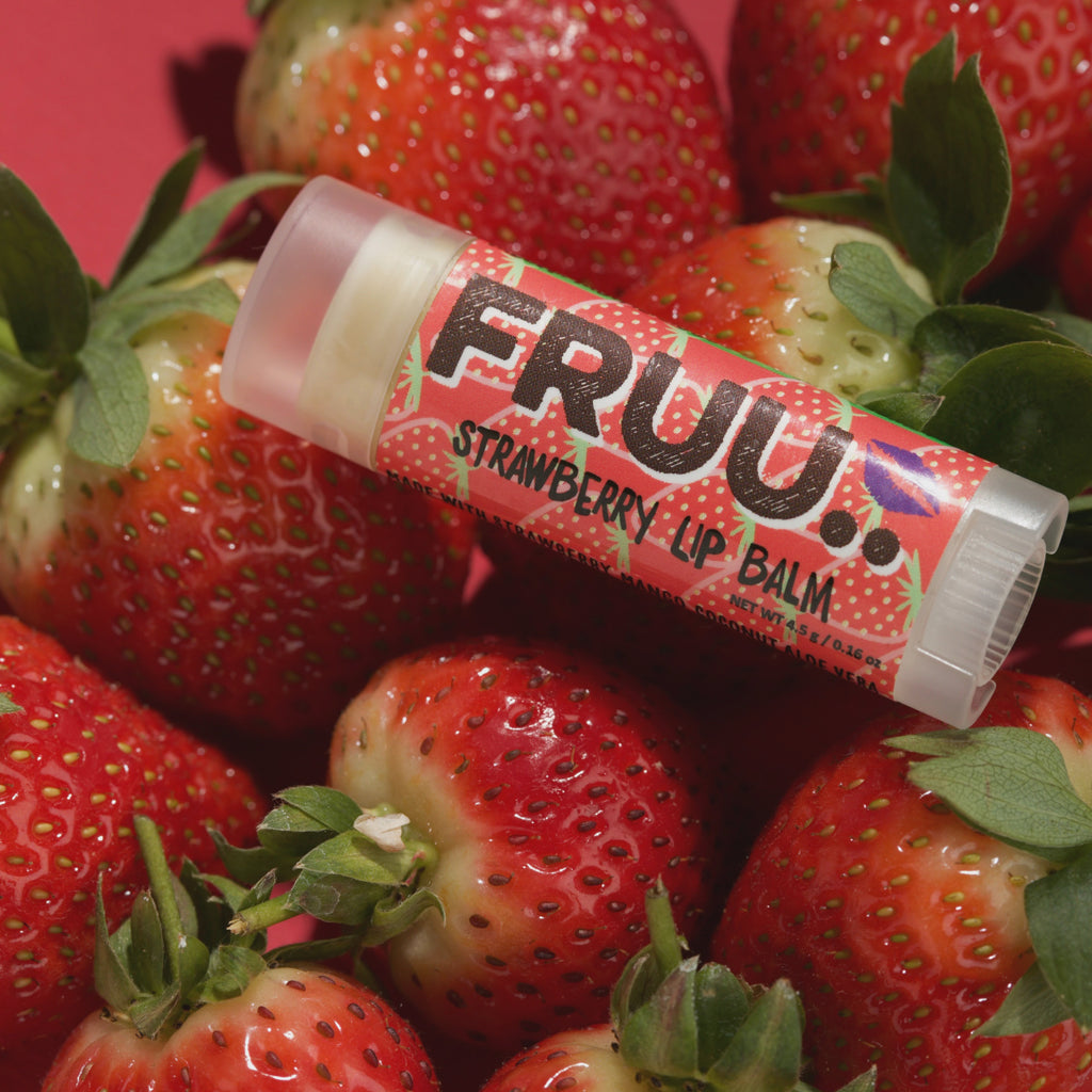 Fruu Strawberry Vegan Lip Balm