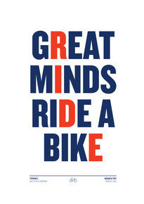 Great Minds 30x40cm Print