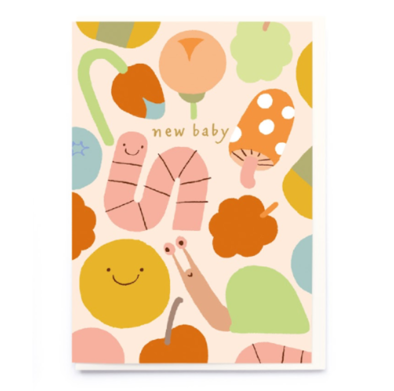 New Baby Illustration Card