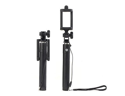 Selfie Stick Folding Black
