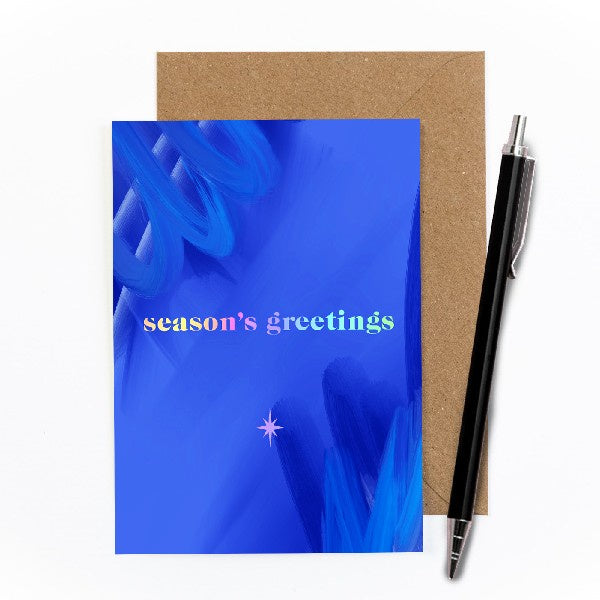 Season's Greetings Star Card