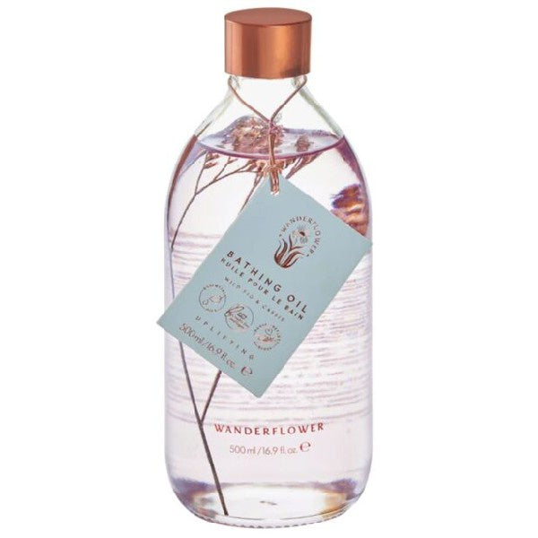 Wanderflower Uplifting Bath Oil Wild Fig and Cassis