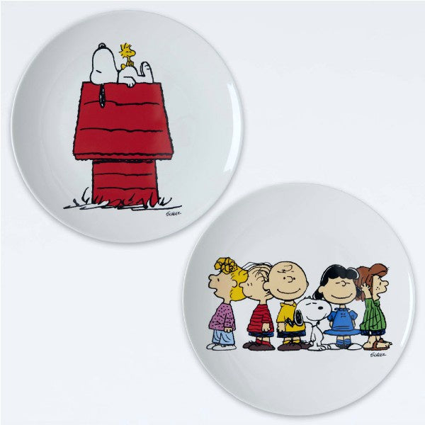 Peanuts Plate Set Snoopy & Gang
