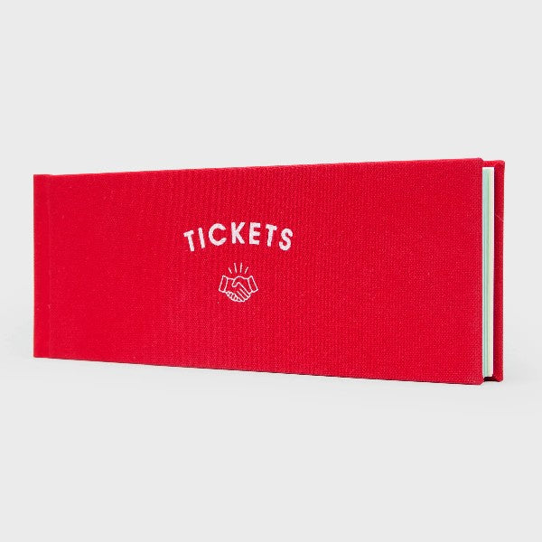 Blank Ticket Book
