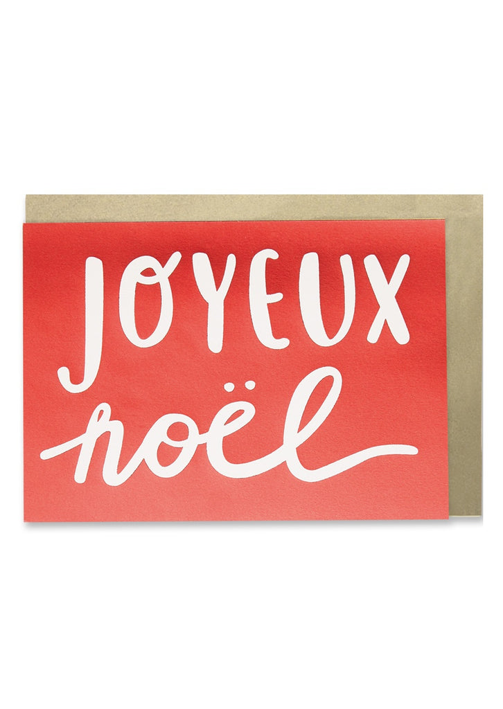 Joyeux Noel Christmas Card