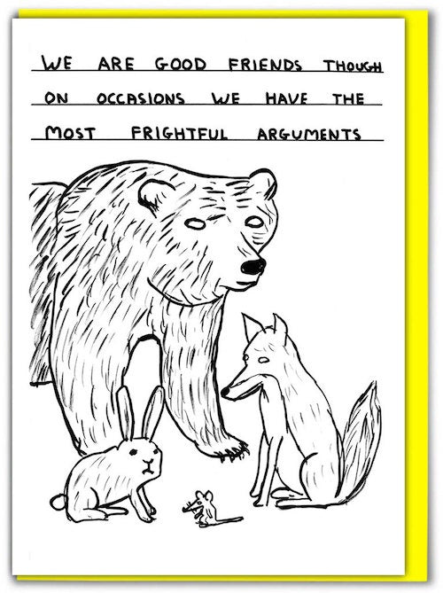 Frightful Arguments Card