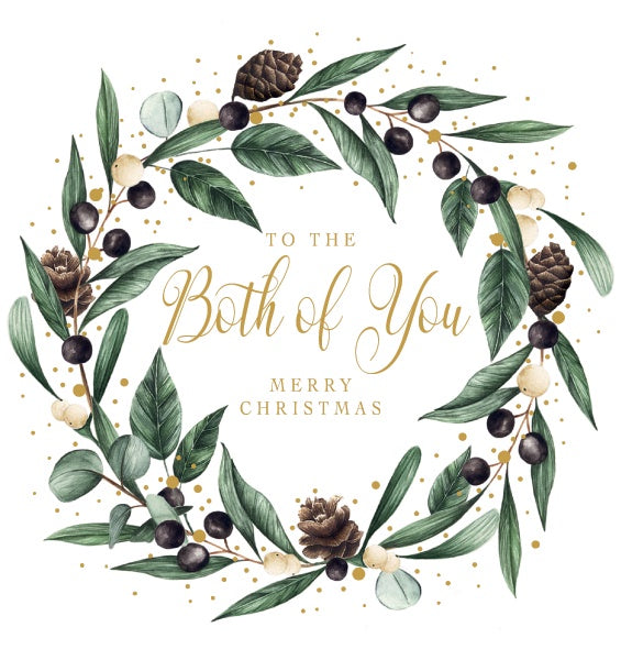 To The Both Of You Merry Christmas Foiled Card