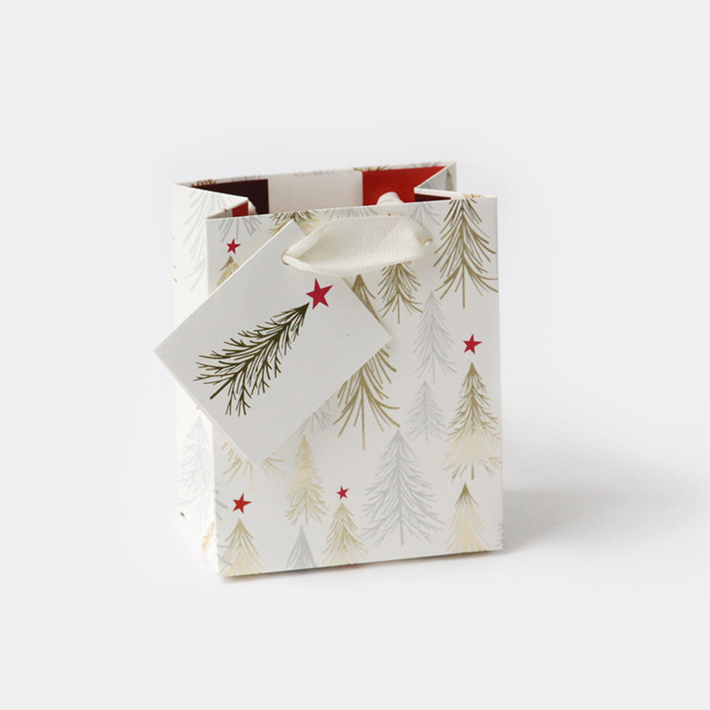 Gold Trees Petite Gift Bag