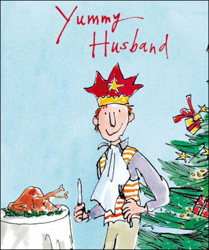 Quentin Blake Yummy Husband Christmas Card