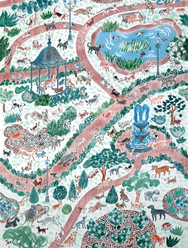 Dogs in the Park Sheet Wrap