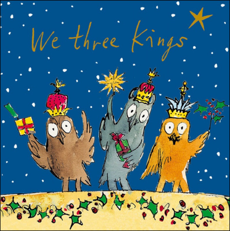 Quentin Blake We Three Kings Christmas Card