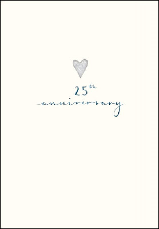 25th Anniversary Card