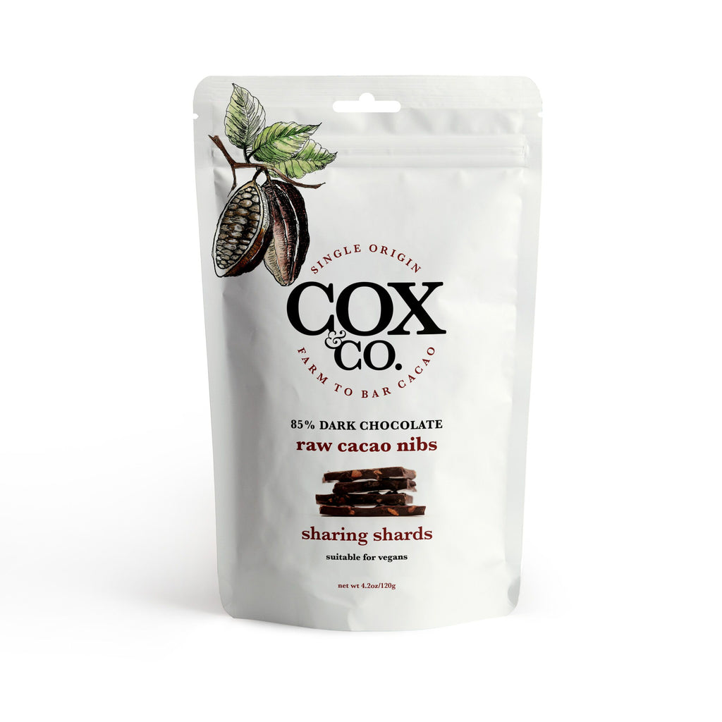 Cox and Co Raw Cacao Nibs Sharing Shards 120g