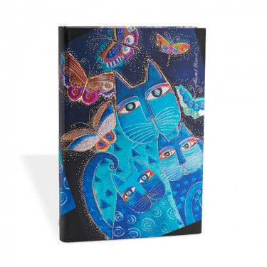 2019 Blue Cats and Butterflies Midi Weekly Diary