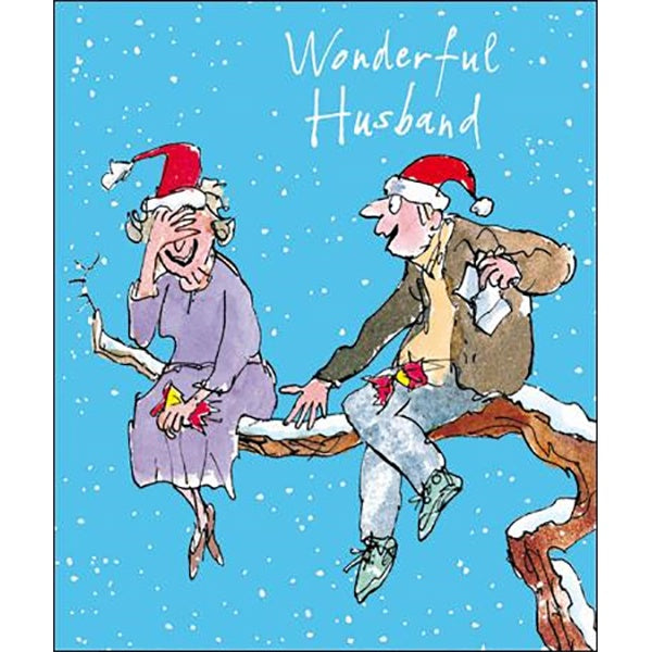 Wonderful Husband Christmas Card