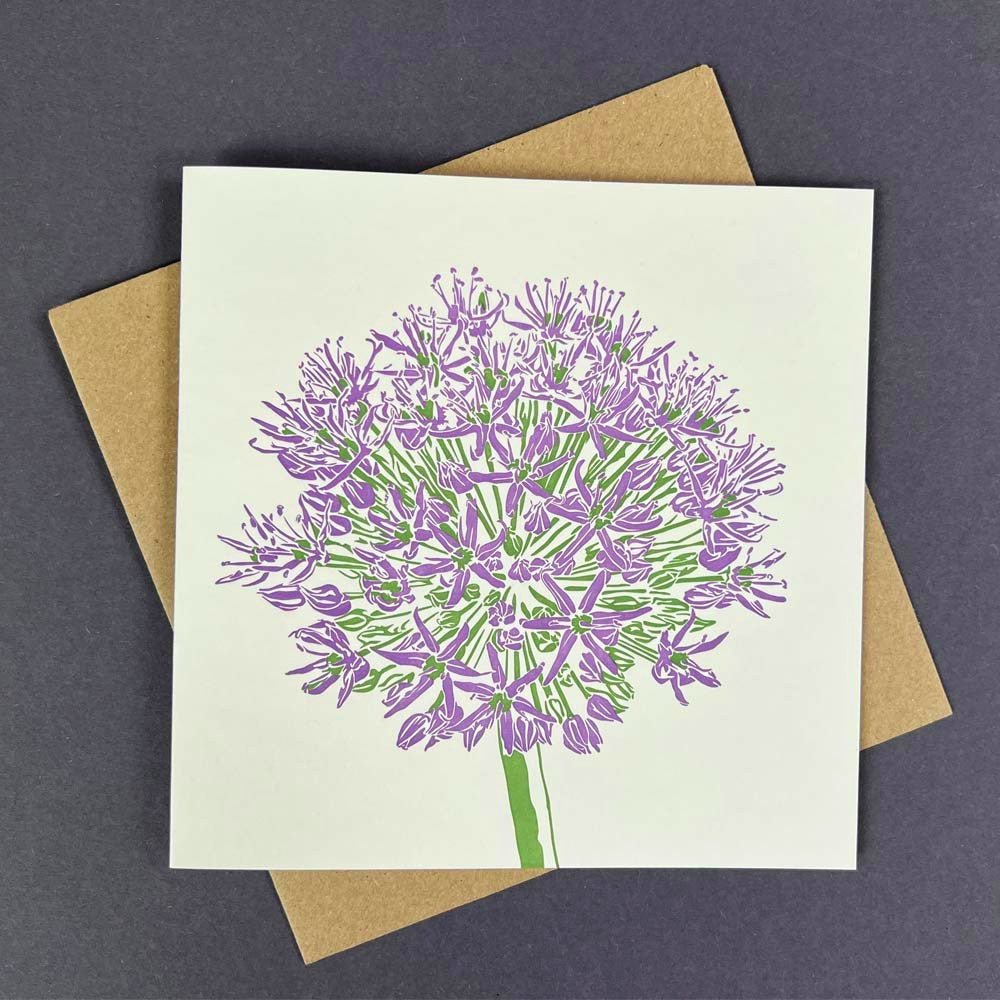 Allium Letterpress Card