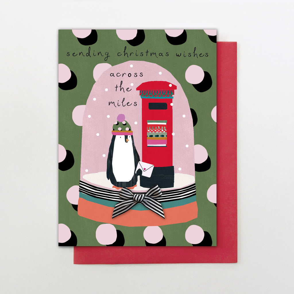 Sending Christmas Wishes Across The Miles Card