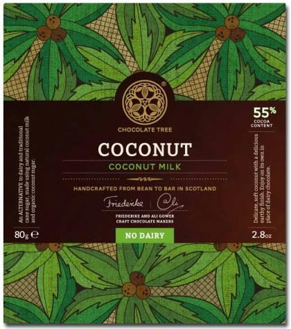 Vegan Bean to Bar Coconut Milk Chocolate 55%