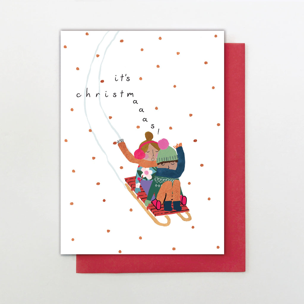 It’s Christmas Sledging Card
