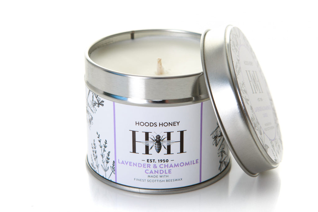 Lavender and Chamomile Beeswax Tin Candle