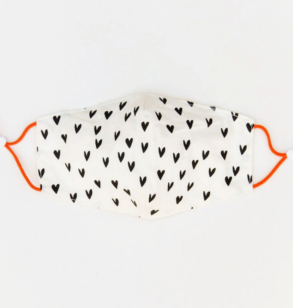 Caroline Gardner Cream Heart Face Mask