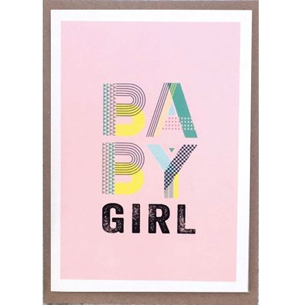 Baby Girl Type of Colour Card