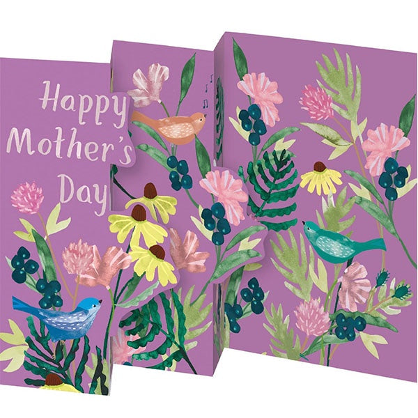 Fold Out Floral Mothers Day Card - Paper Tiger