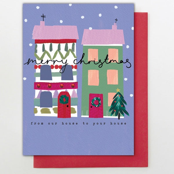 Christmas Houses Card