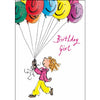 Birthday Girl Balloons Quentin Blake Card