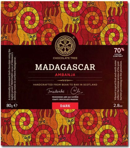 Bean to Bar Dark Chocolate Madagascar Ambanja 70%