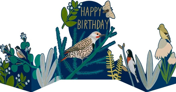 Chicago School Concertina Birthday Card