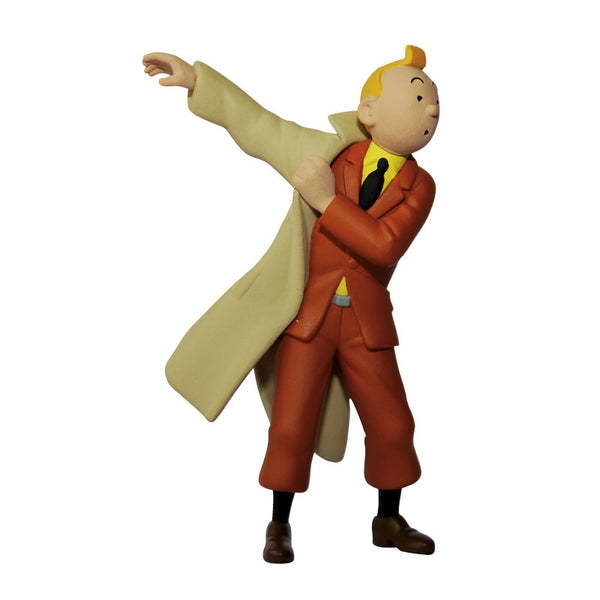 Tintin Trenchcoat Figure 8cm - Paper Tiger
