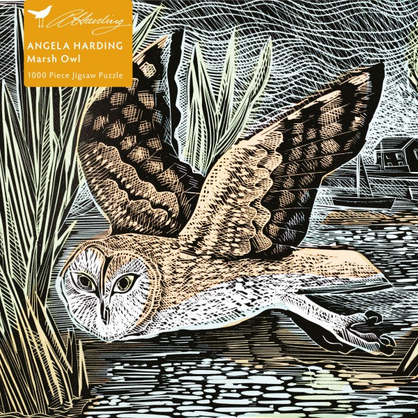 Marsh Owl Angela Harding Jigsaw Puzzle