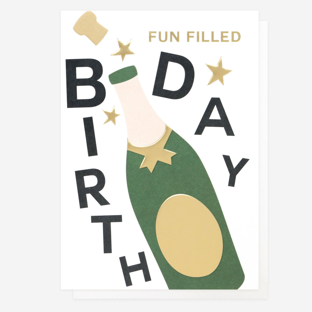 Fun Filled Birthday Bottle Card