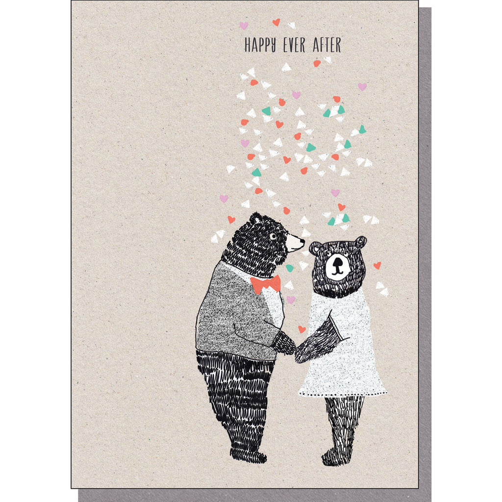 Happy Ever After Bears Wedding Card