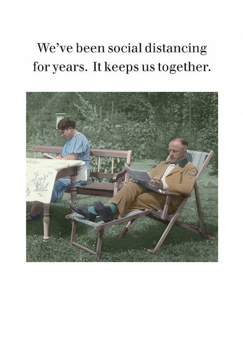 Social Distancing For Years Card