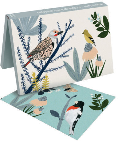 Notecard Wallet Birds on Branches