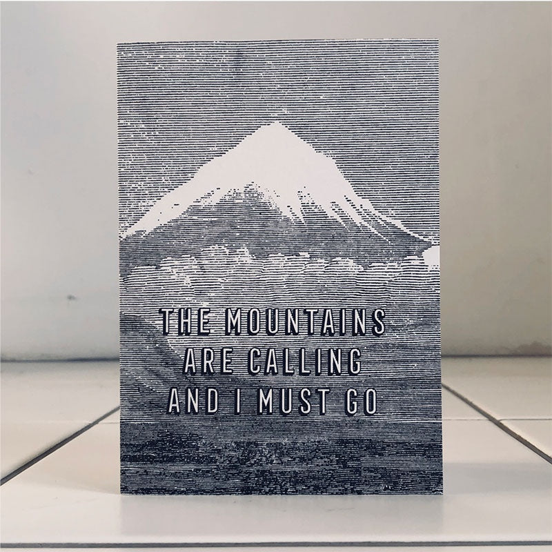 The Mountains Are Calling Black Card