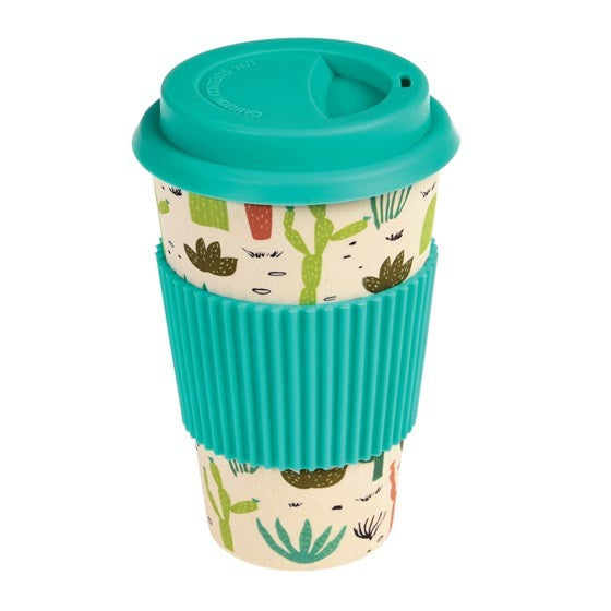 Desert In Bloom Bamboo Travel Mug