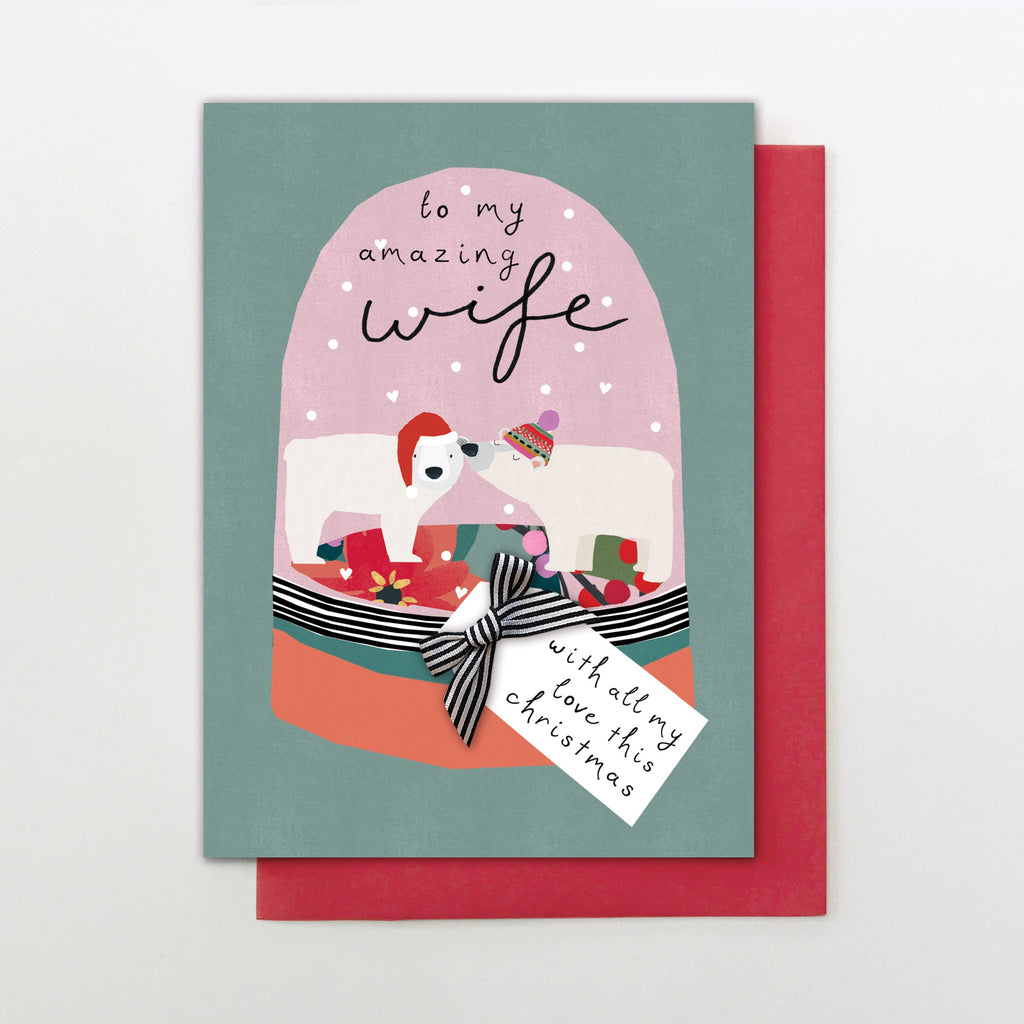 To My Amazing Wife Christmas Card