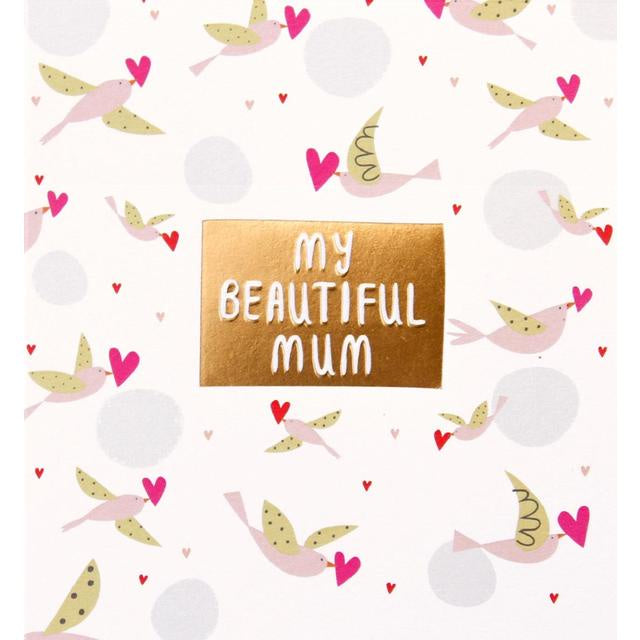 My Beautiful Mum Birds Card