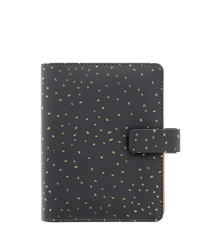 Filofax Confetti Charcoal Pocket Organiser