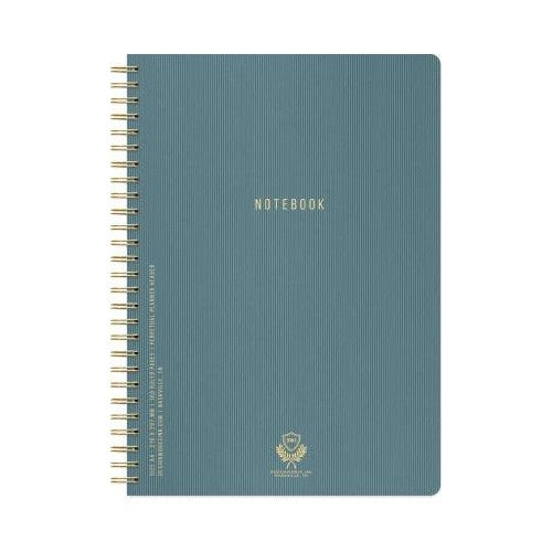 Classic Blue Wire Bound Notebook