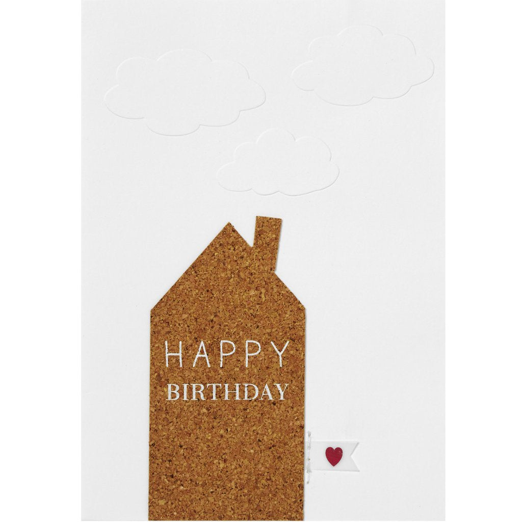 Happy Birthday Cork House Card