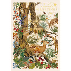 Seasons Greetings Woodland Card