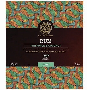 Bean to Bar Rum Pineapple Coconut 75% Cocoa