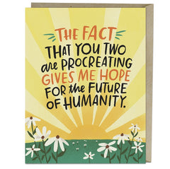 Future of Humanity New Baby Card