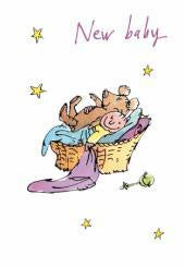 Quentin Blake New Baby Card